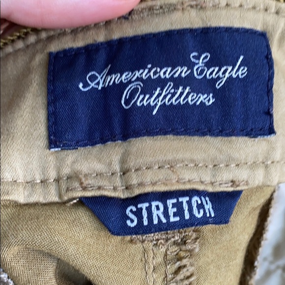 Khaki American Eagle Shorts rope detail - Picture 4 of 6